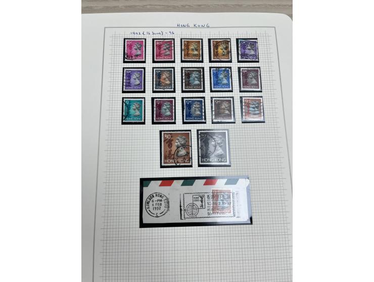 holding on album pages, better including QV used stamp to 96c, KGV Silver Jubilee, KGVI Silver Wedding, etc. Large quantity. 